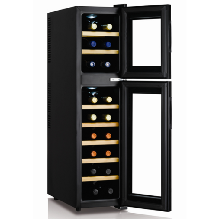 매직쉐프 와인냉장고 18병 상하분리 온도조절