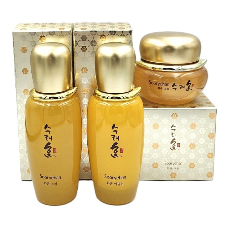 수려한 화윤 3종 세트 스킨  에멀전  크림