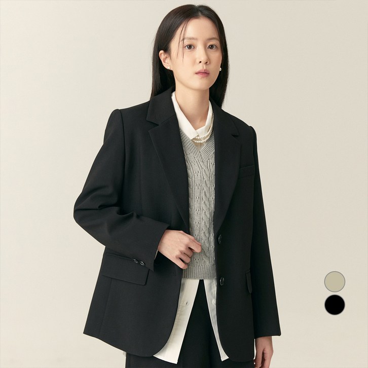 로엠 여성용 세미 오버핏 자켓