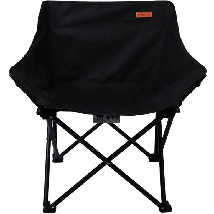 카르닉 초경량 폴딩 캠핑 의자, 블랙, 1개 - 쇼핑뉴스