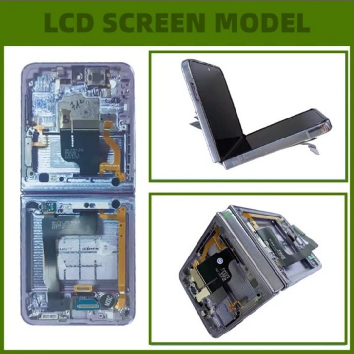 6.7인치 AMOLED 터치 스크린 삼성 Z 플립4 LCD 프레임 디스플레이 어셈블리 플립 4 F721U F721B 수리용
