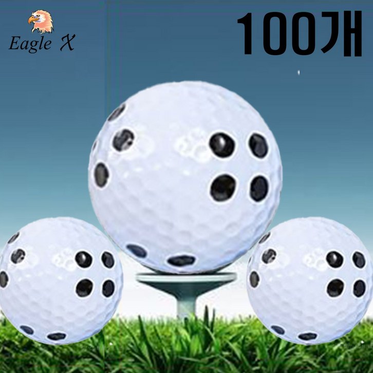 이글엑스 마킹볼 카카오프렌즈 큐이디 스크린골프 연습장 연습용 골프공 가성비짱 레인지볼