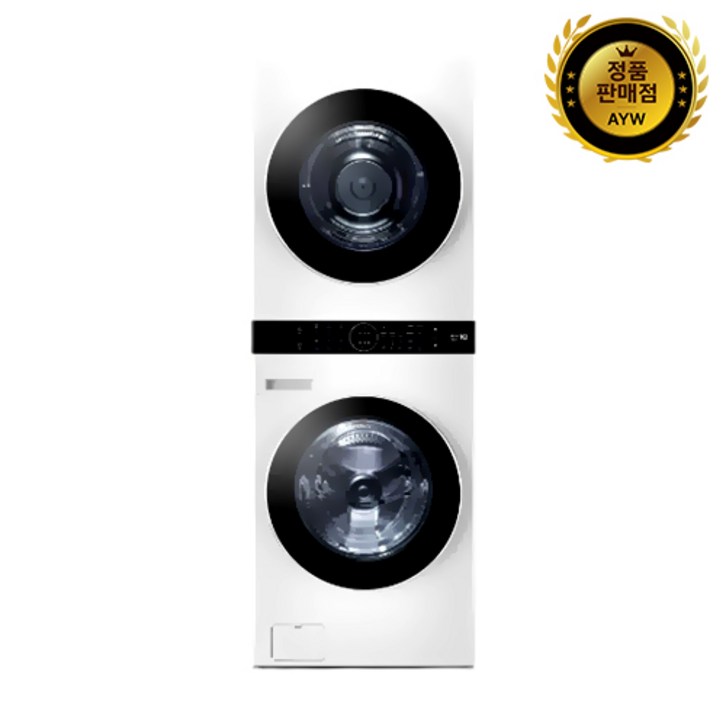 LG 오브제컬렉션 트롬 워시타워 W20WANQ 세탁기 23kg  건조기 20kg 릴리 화이트 방문설치