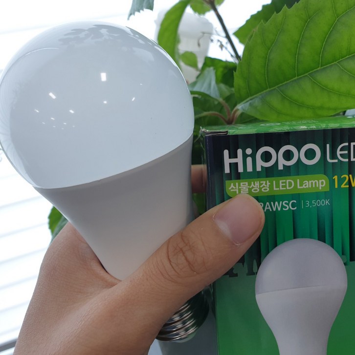 히포팜텍 식물생장LED 식물등 식물용 성장 생장 재배 전구 램프 AGF12BWSC, 1개 - 쇼핑뉴스