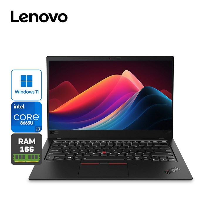 10대 한정 레노버 X1 카본 Gen7 i7 8세대 윈도우11 노트북, X1 카본 Gen7, 윈도우 11 프로, 16GB, 256GB, 블랙