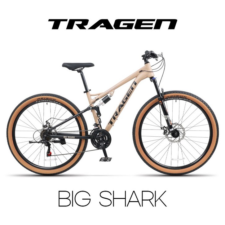트라젠 빅샤크 29인치 풀샥 앞뒤샥 시마노21단 풀서스펜션 자전거