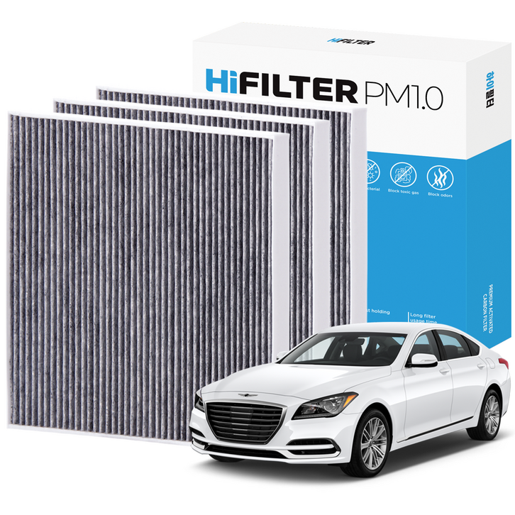 21 하이필터 PM1.0 활성탄 자동차 에어컨필터 현대