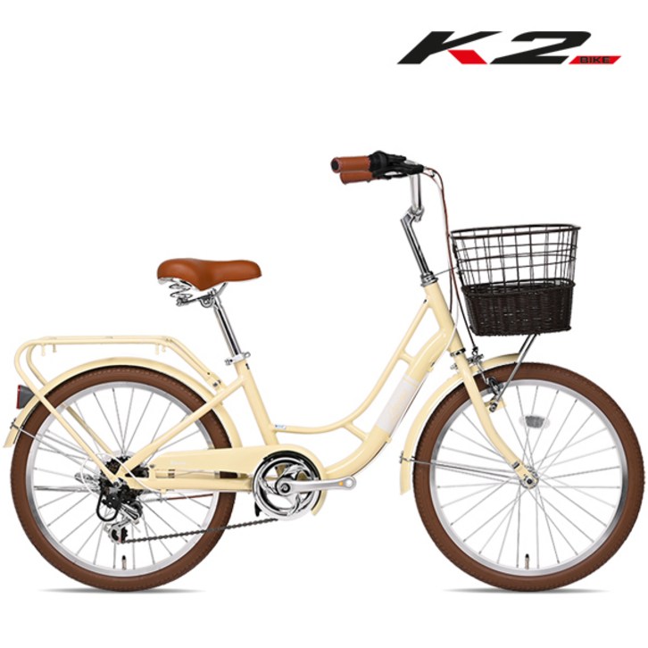 2025 케이투바이크 알루미늄 클래식 여성용자전거 헬레나22인치 시마노7단, 모델선택헬레나 22인치 사틴베이지, 1개