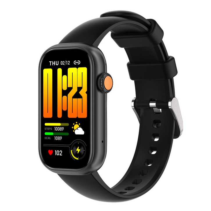 전화통화 블루투스 스마트워치 X3 스마트밴드 한글판 학생 어린이 운동시계, 블랙, 3.7cm, GPS + 블루투스