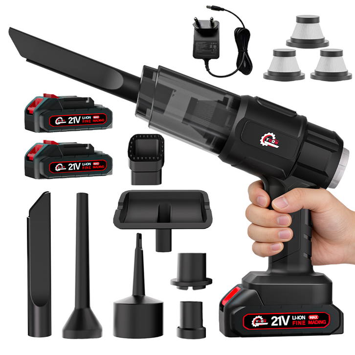 YUON 강력 무선청소기 먼지 흡입과 바람 부는 겸용 휴대용 청소기 차량용가정용 L3