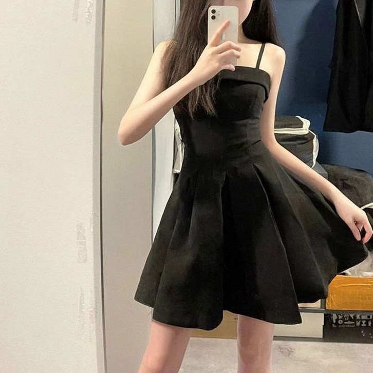 카밀라쇼룸 여리여리 시원 재질 핏 미니 여름 찰랑 원피스