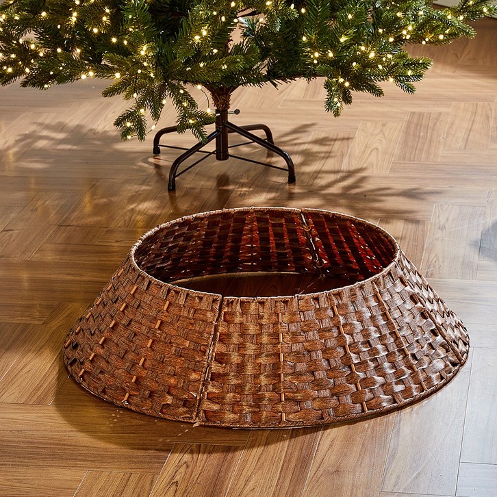 크리스마스 트리 바스켓 1.42.1m 용 라탄 받침대 2종