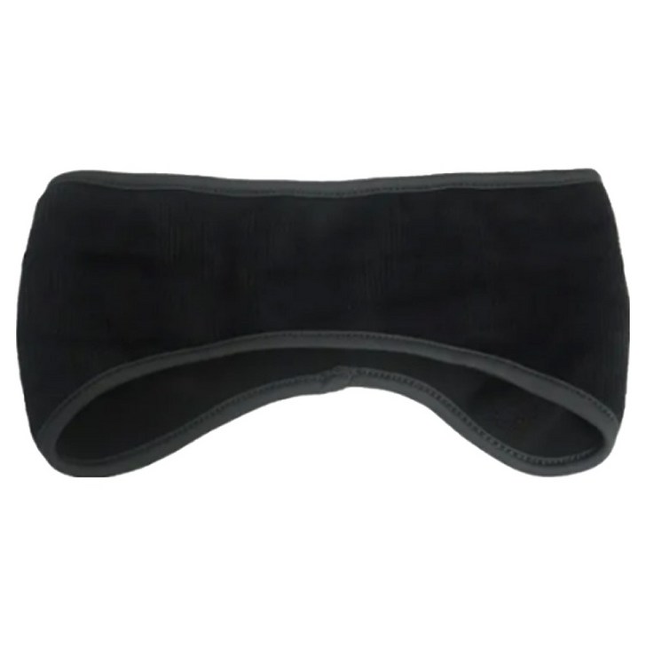 써머텍트 방한 이어머프 기모 헤드밴드, 블랙, 1개