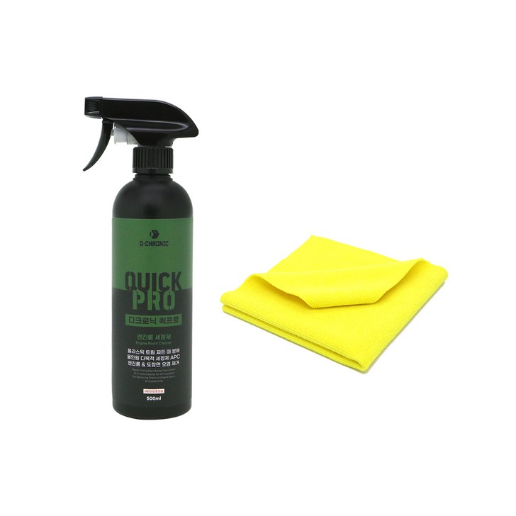 디크로닉 퀵프로 엔진룸 세정제 500ml 타월 랜덤발송, 1세트 디크로닉 퀵프로 엔진룸 세정제 500ml 타월 랜덤발송, 1세트