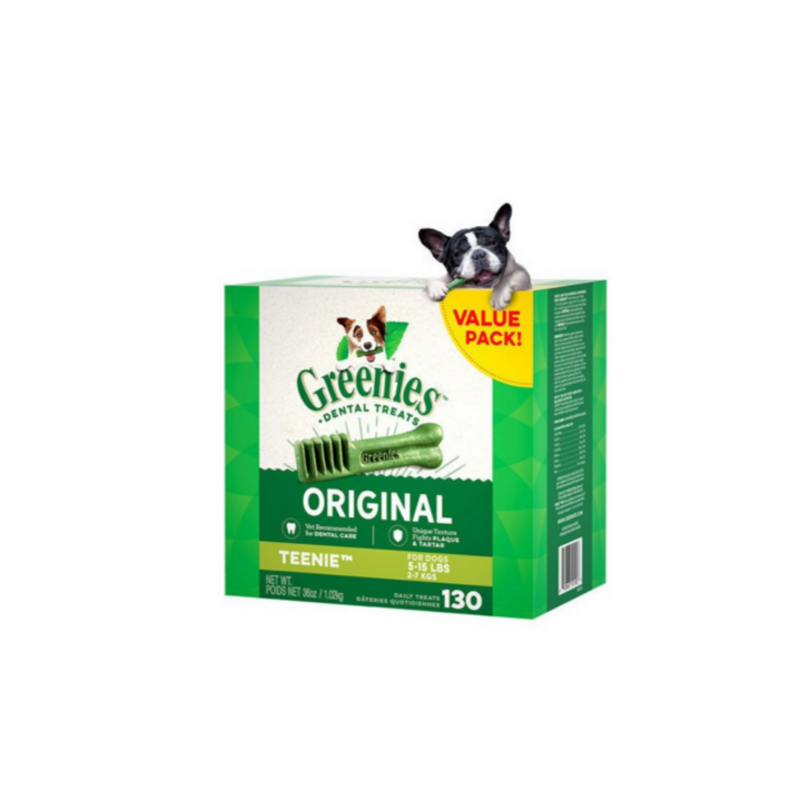 그리니즈 티니 밸류팩 130P 대용량 덴탈껌개껌1.02kg  온힐펫 단독 사은품