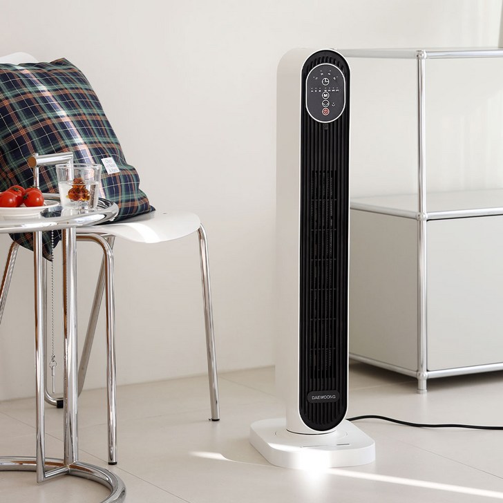 2023 신형 디앤플리 가정용 저소음 타워 ptc 온풍기