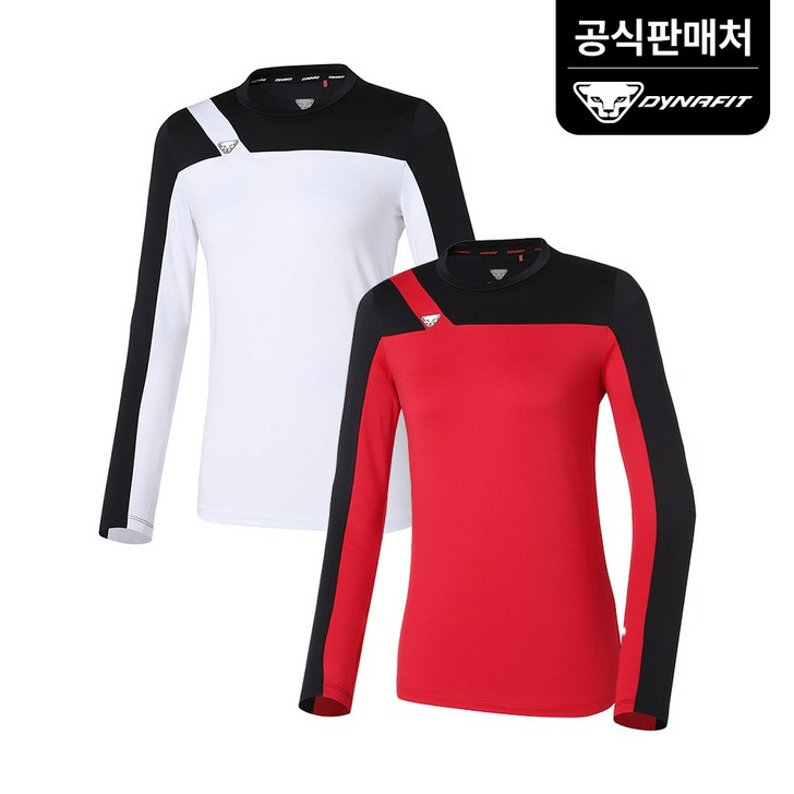 다이나핏 정상가 99000원 여성 BOLD (볼드) 긴팔티 (Red) (YWU22217R2)_GNWT