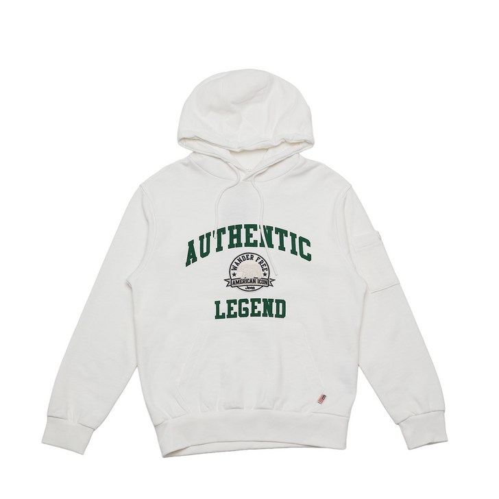 지프 어센틱 아플리케 후드 티셔츠 JM4THU066