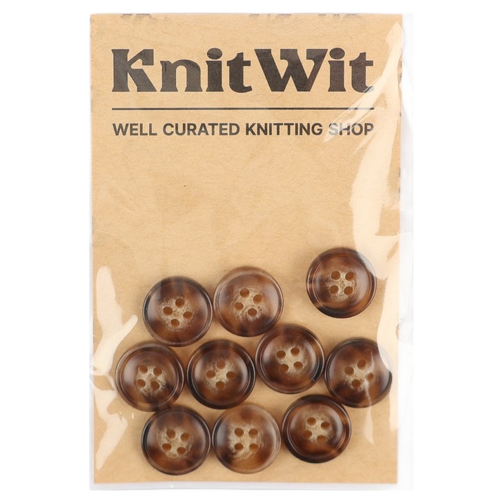 니트위트 마블링 단추 15mm 10p