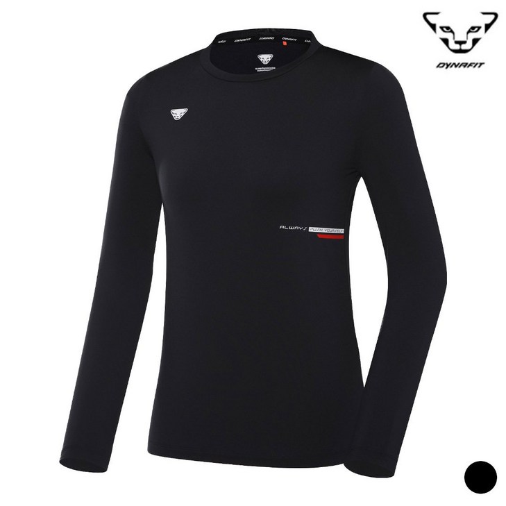 다이나핏 다이나핏 여성 기능성 티셔츠 VATE 베이트 긴팔티 Black YWU23218Z1 GNWT 2466409