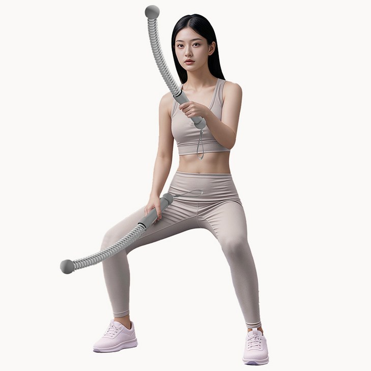 HAM 배틀로프 시뮬레이터 다이어트 전신 헬스용품, 그레이