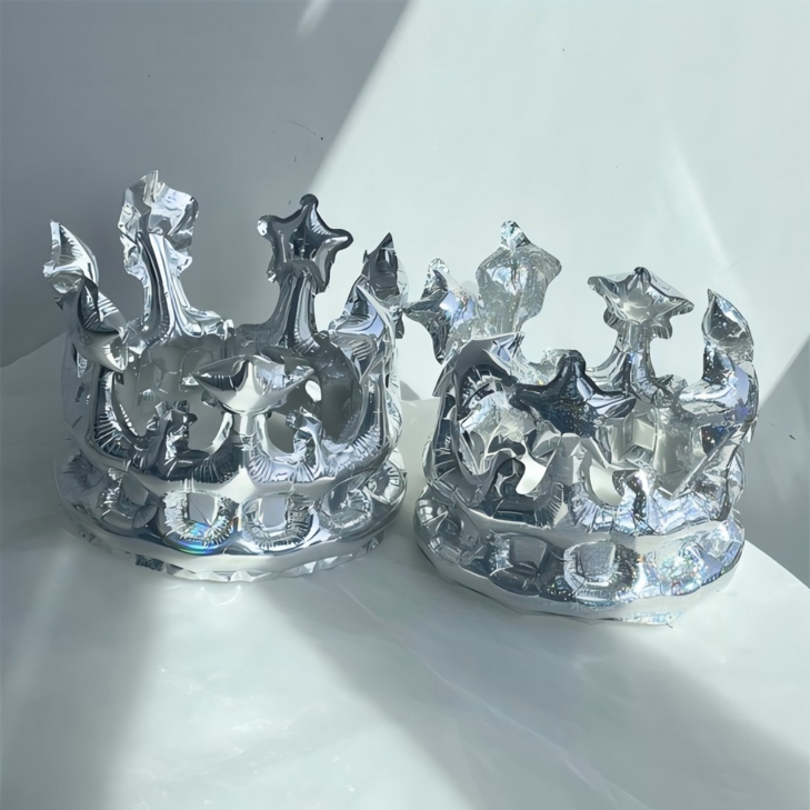 파티용 알루미늄 크라운 입체 생일 공주 왕관 풍선