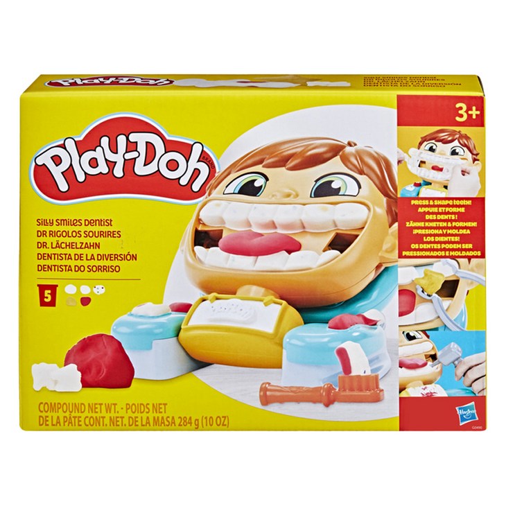 플레이도우 싱글벙글 어린이 치과의사 클레이 세트, 혼합색상, 800g, 1개