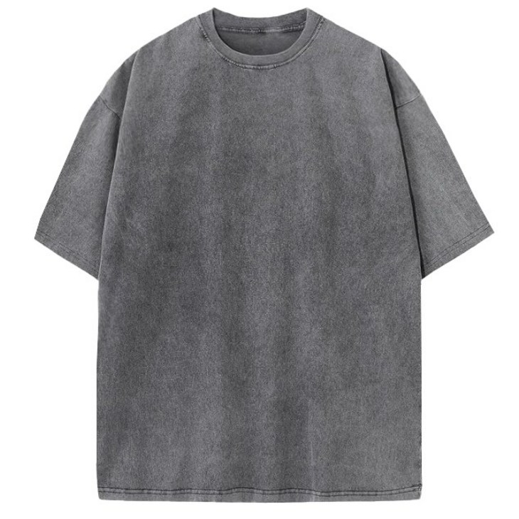 마제클로 240G 피그먼트 오버핏 반팔티 프린트 워싱 반팔