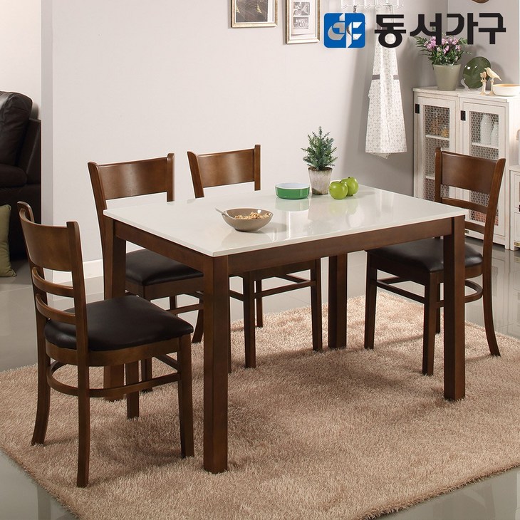 동서가구 H심플 고광택 하이그로시 4인용 식탁 테이블 의자 미포함 DF629505 동서가구 H심플 고광택 하이그로시 4인용 식탁 테이블 의자 미포함 DF629505