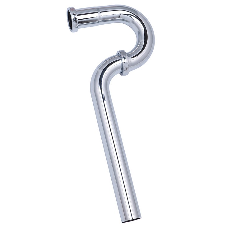 클린 스테인레스 세면대 벽배수용 P트랩