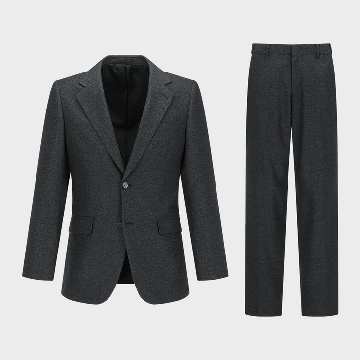 기모 마이크로 조직 스트레치 수트 차콜그레이 IMFCSU505F