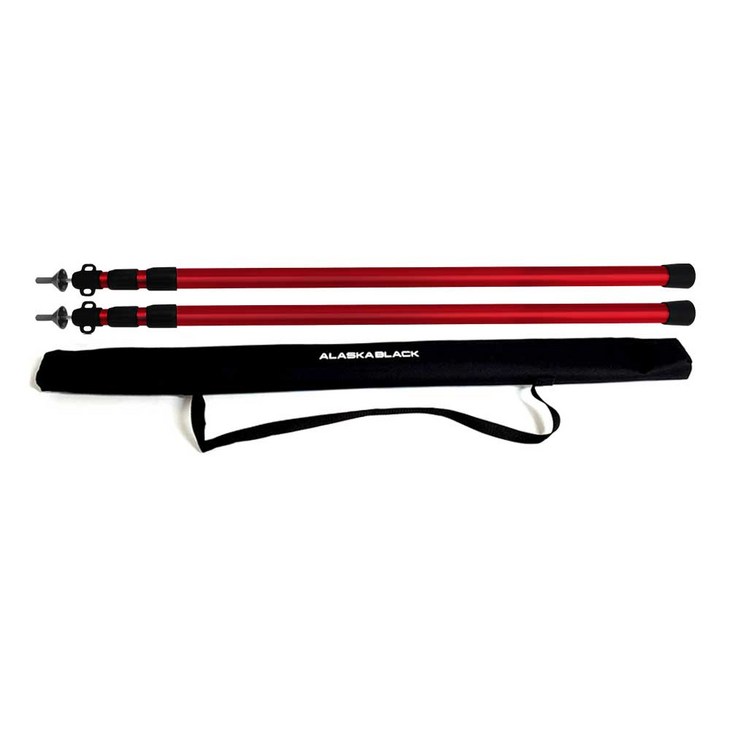 캠핑 슬라이드 가변 메인 폴대 2개 가방