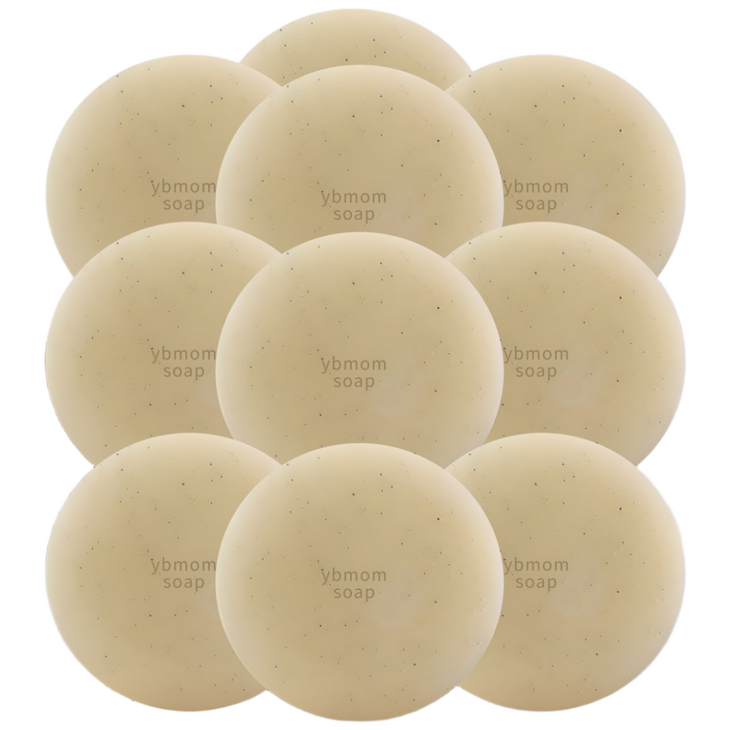 YB맘 사마귀 율무비누 순한 율무 세수 세안 비누 세트, 100g, 10개입