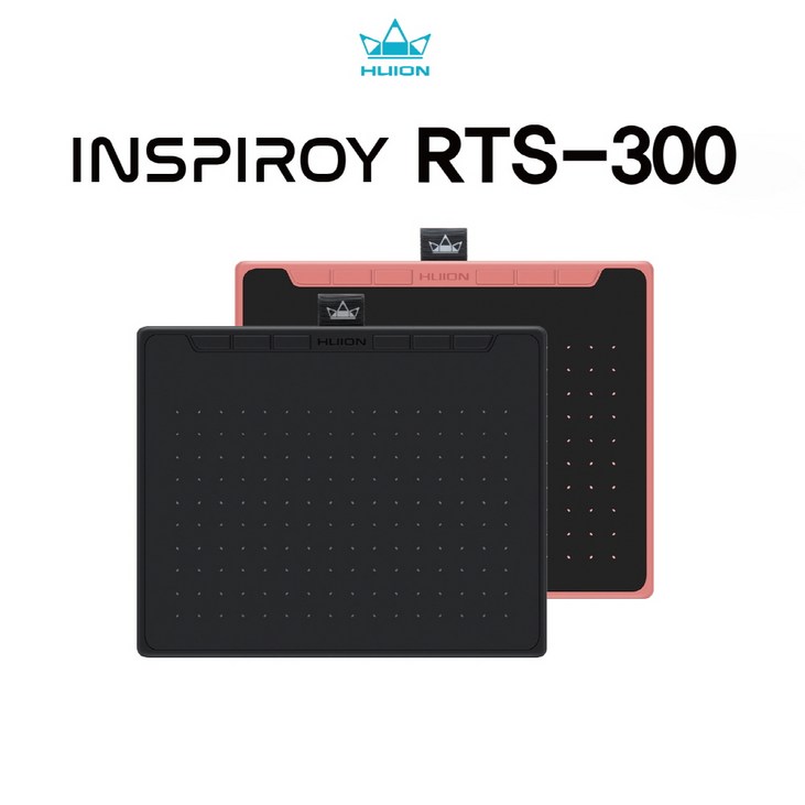 휴이온 RTS-300(블랙/핑크) 7인치 펜타블렛, 블라썸 핑크