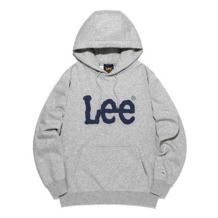 리 LEE 루즈핏 빅 트위치 로고 후드 티셔츠 그레이 리 LEE 루즈핏 빅 트위치 로고 후드 티셔츠 그레이