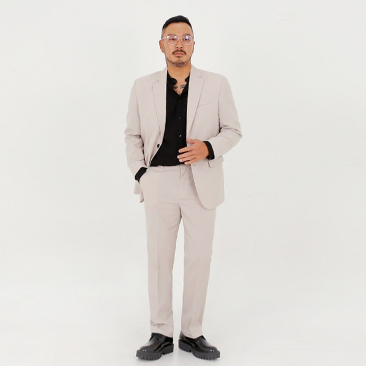 파이브라지 남성용 베이직 빅사이즈 정장 세트 파이브라지 남성용 베이직 빅사이즈 정장 세트