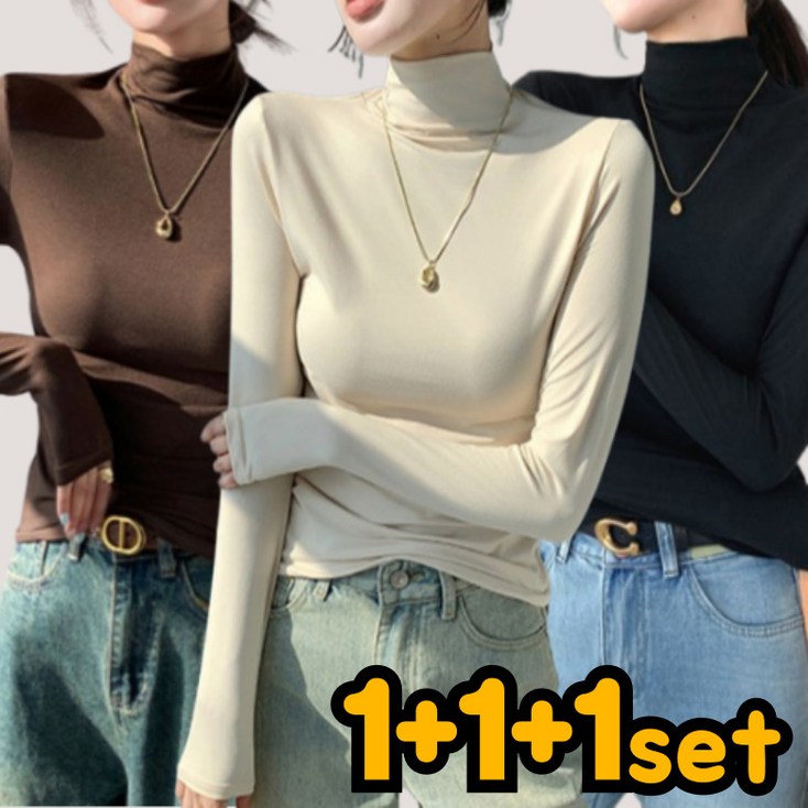 루미벨로 부드러운 여성 긴팔 반목 목 폴라 티 루미벨로 부드러운 여성 긴팔 반목 목 폴라 티