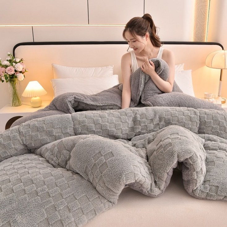 montheria 겨울이불 보온 양면 이불 사계절이불 C395237