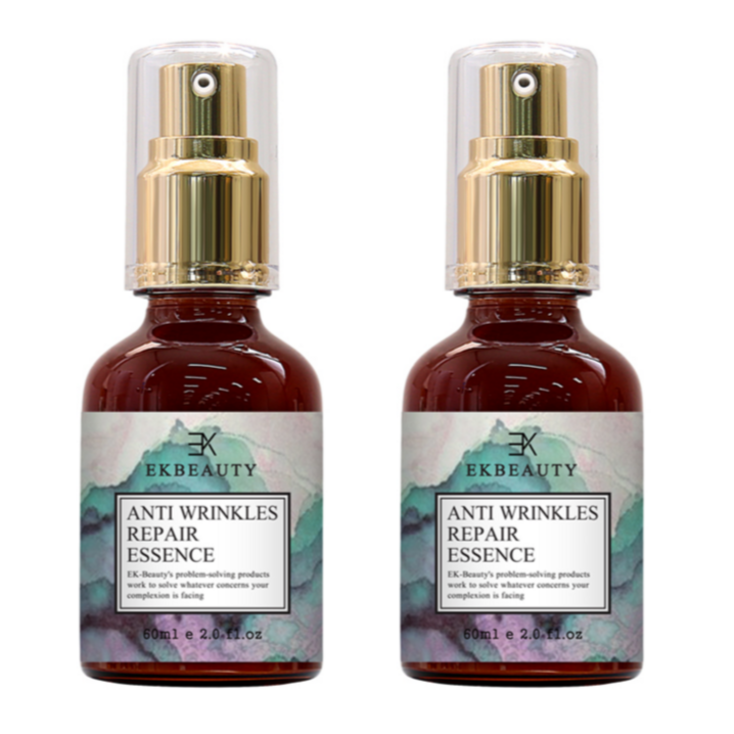 이케이뷰티 기능성 탄력 영양에센스 허니콜라겐 주름개선 안티에이징 보습 무파라벤 천연제품, 60ml, 2개