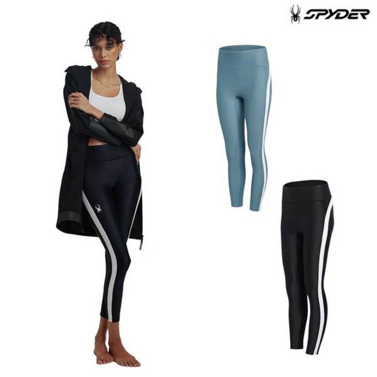 SPYDER 스파이더 여성 트레이닝 라인 레깅스 SPIPCNFL252W 1086994