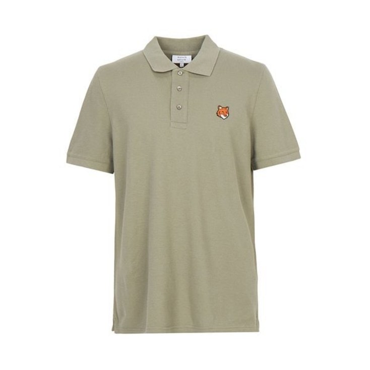 백화점정품 메종키츠네 반팔 티셔츠 폭스헤드 남성 카라 반팔티셔츠 PM00209KP0002 P131 반팔티