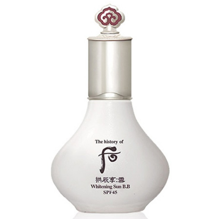 더히스토리오브후 공진향 설 미백 선 비비 크림 SPF45 40ml, 단일 색상, 1개, 40ml 더히스토리오브후 공진향 설 미백 선 비비 크림 SPF45 40ml, 단일 색상, 1개, 40ml