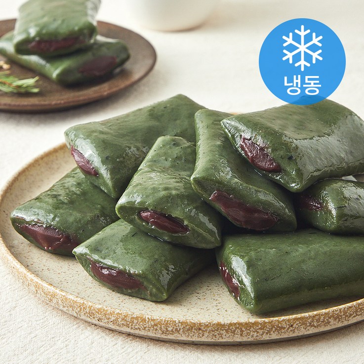 시루조아 굳지않는 떡 쑥 앙꼬절편 냉동, 1.4kg, 1개
