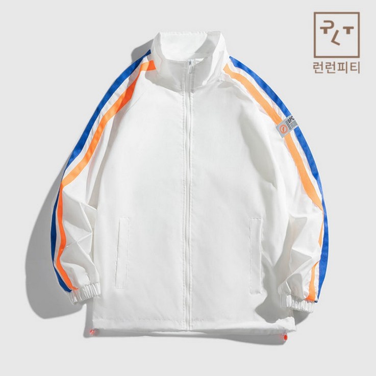 런런피티 남성 봄 여름 바람막이 자켓 점퍼 집업 빅사이즈 운동복 M4XL