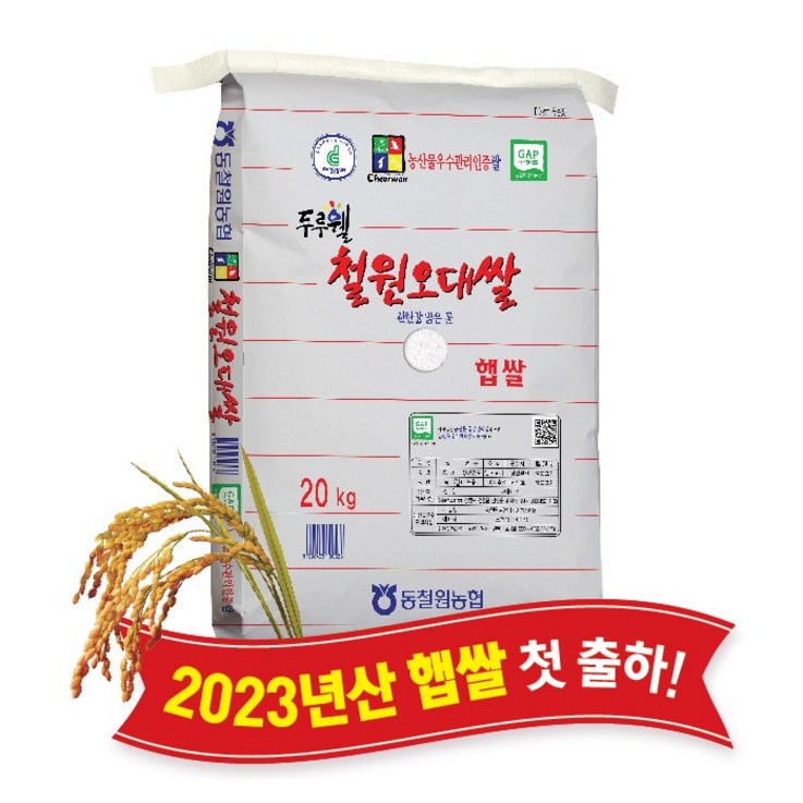 [당일도정] [동철원농협 직접운영] 2023년산 두루웰 철원오대쌀