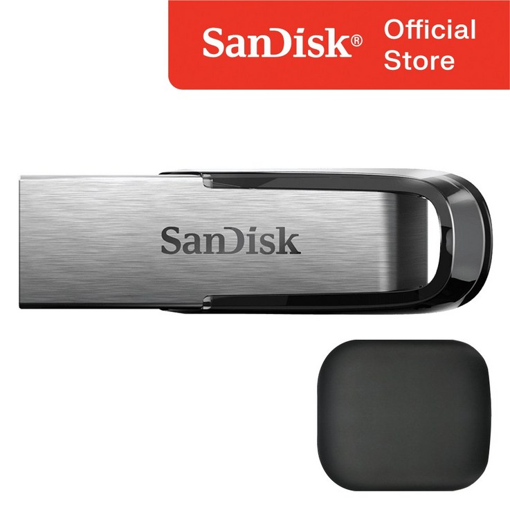 샌디스크 울트라 플레어 CZ73 USB 3.0 메모리 / USB 보관 케이스, 128GB