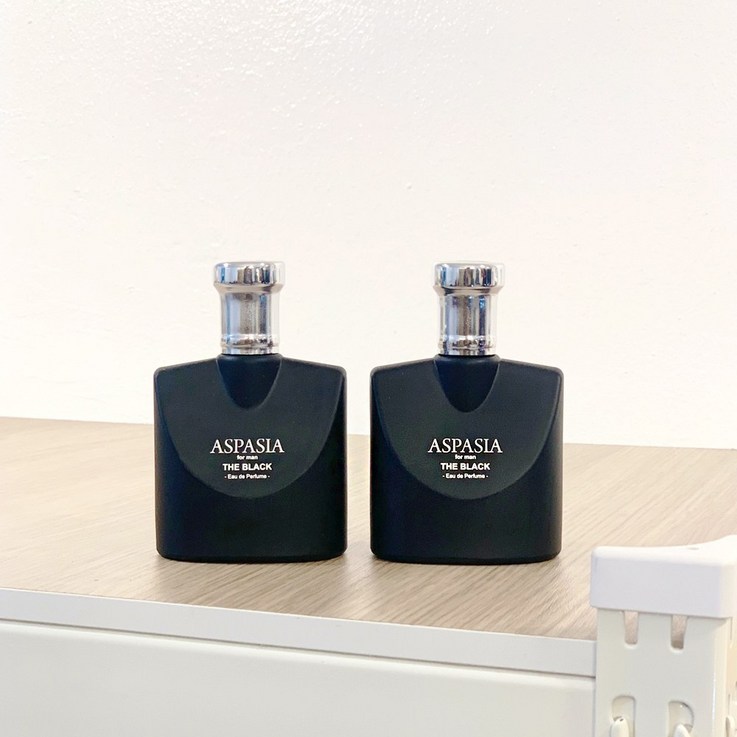 아스파시아 포맨 더 블랙 남성향수 50ml 2개 무료배송, 2개, 50ml