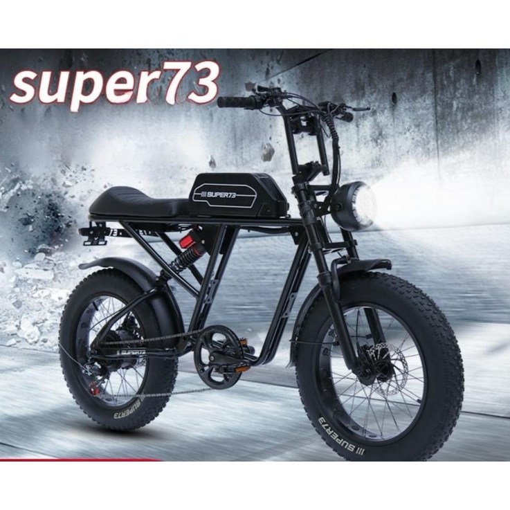전기자전거 팻바이크 전동 스쿠터 클래식 오토바이 자토바이 전기, S2 이코노미 에디션