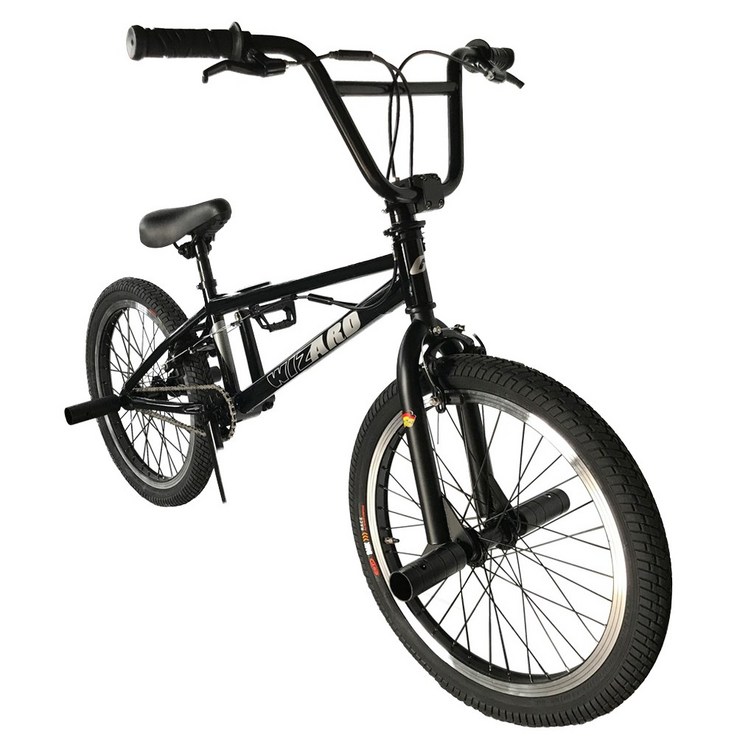 지멘스자전거BMX 가벼운 크로몰리 차체 선수용 자전거 위저드 20인치, 146cm, 1개, 미조립위저드20매트블랙발판있음