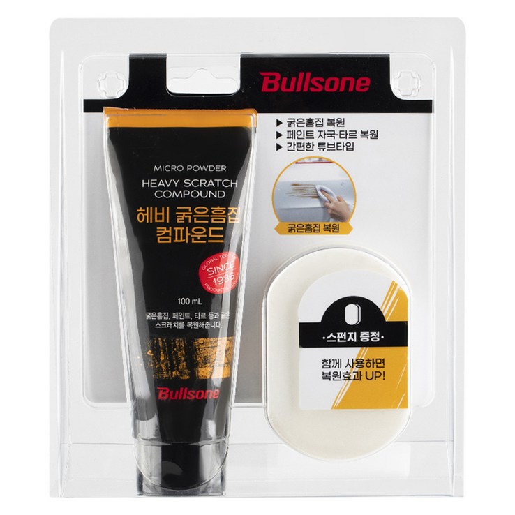 불스원 헤비 굵은흠집 컴파운드, 100ml, 1개 불스원 헤비 굵은흠집 컴파운드, 100ml, 1개